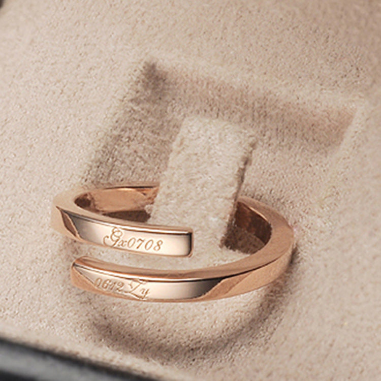 Personalized Name Ring