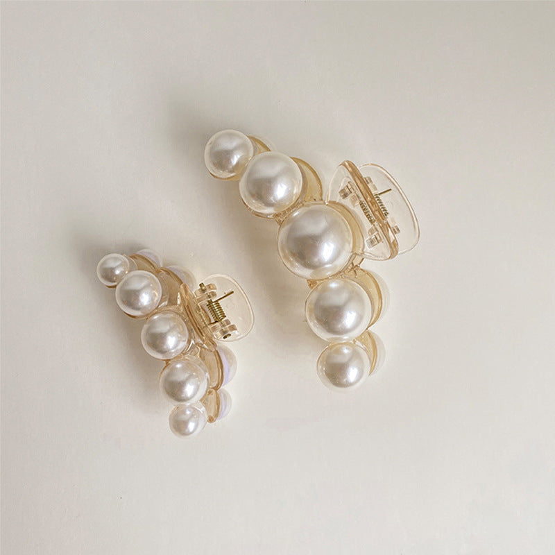 French Faux Pearl Hair Clip Set