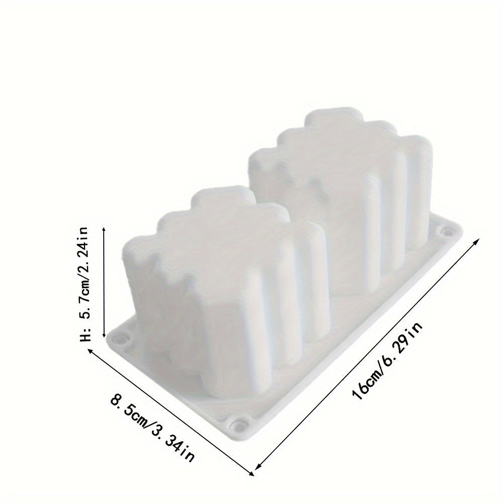 Heart-Shaped Silicone Candle Mold