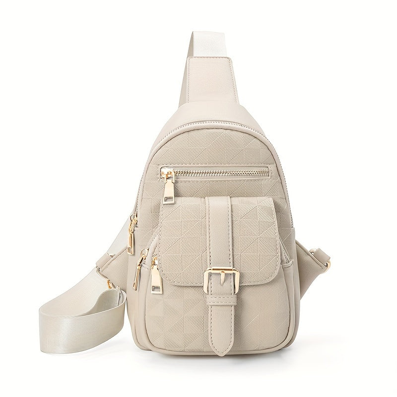 Checkered Fanny Pack Crossbody Bag