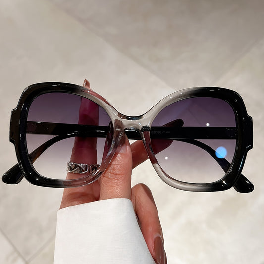 Y2K Oversized Oval Jelly Glasses