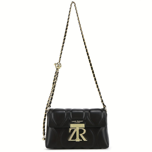 Black PU Leather Crossbody Bag