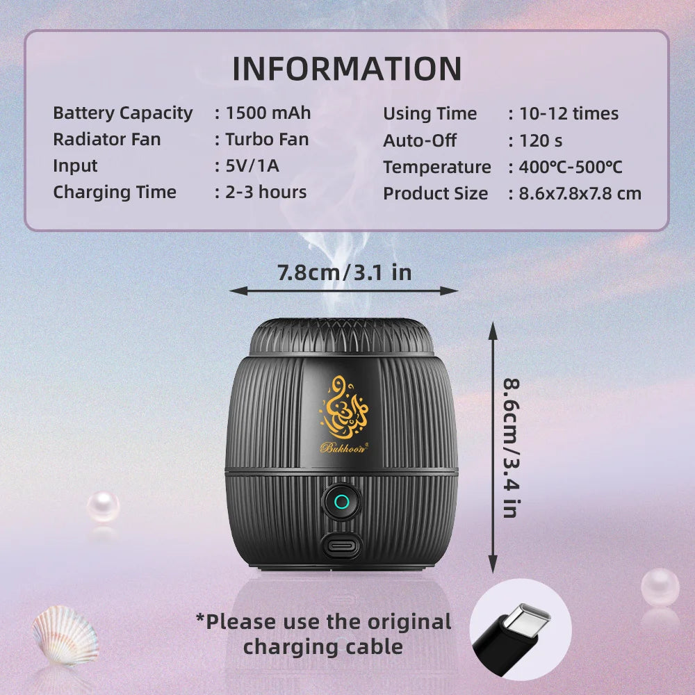 Portable USB Oud Burner