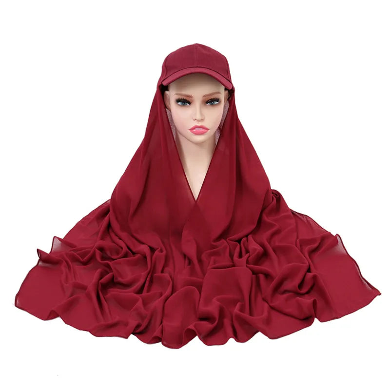 Sport Chiffon Cap Hijab