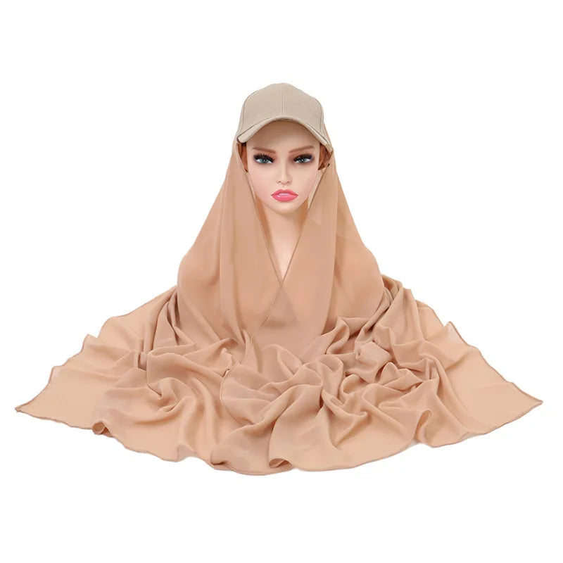 Sport Chiffon Cap Hijab