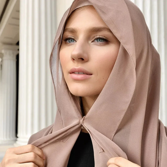 Instant Chiffon Hijab with Magnetic Buckle