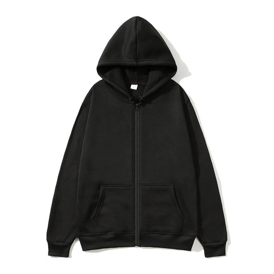 Women's Zip-Up Hooded Sweater Jacket