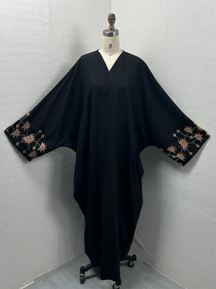 Floral Embroidery Falah abaya