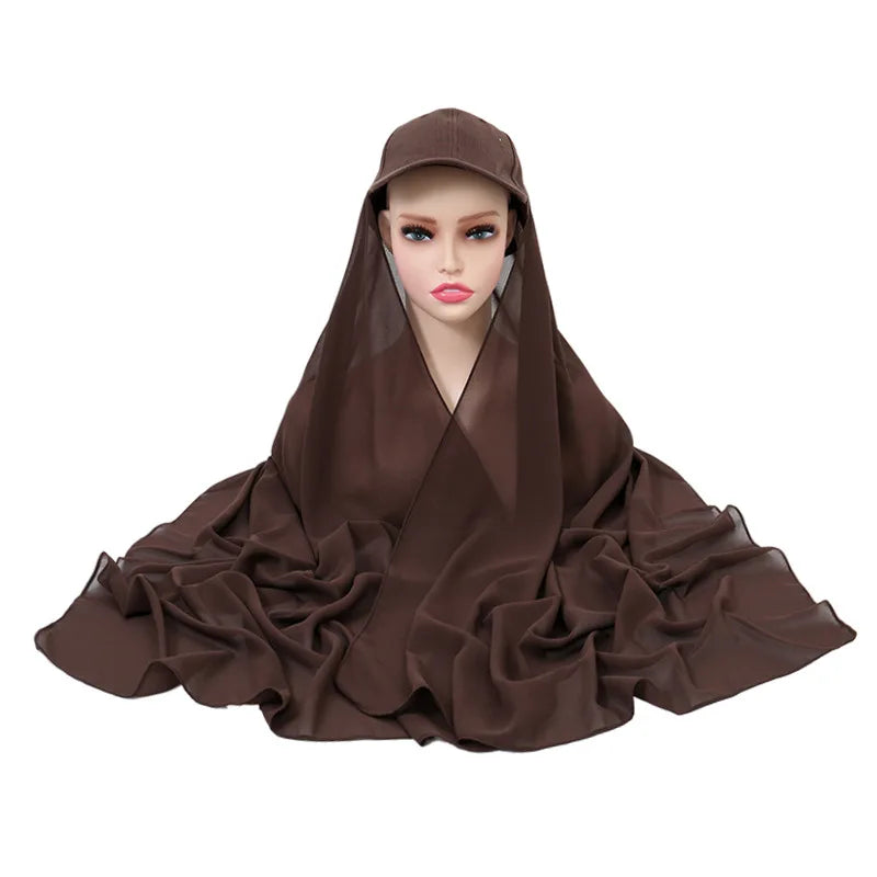 Sport Chiffon Cap Hijab