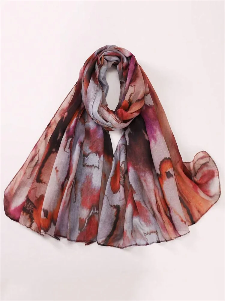 Bohemian Floral Hijab Scarf