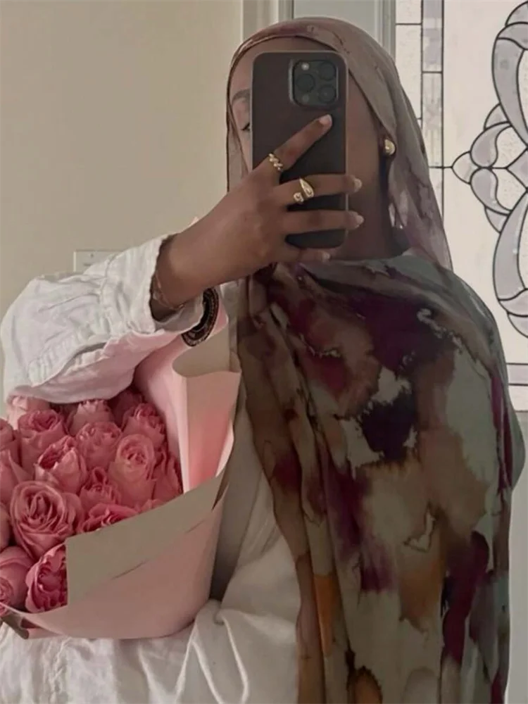 Bohemian Floral Hijab Scarf