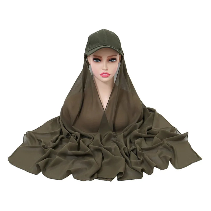 Sport Chiffon Cap Hijab