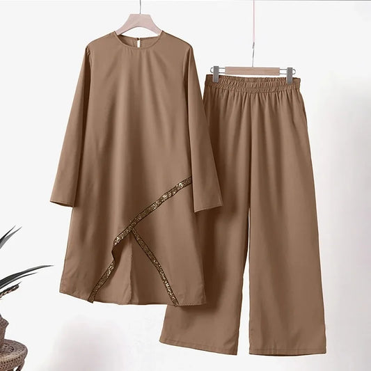 Two-Piece Modest Abaya Set