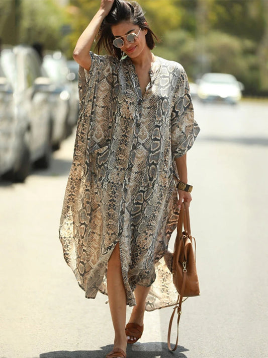 Women's Polyester Beach Cover-Up Dress