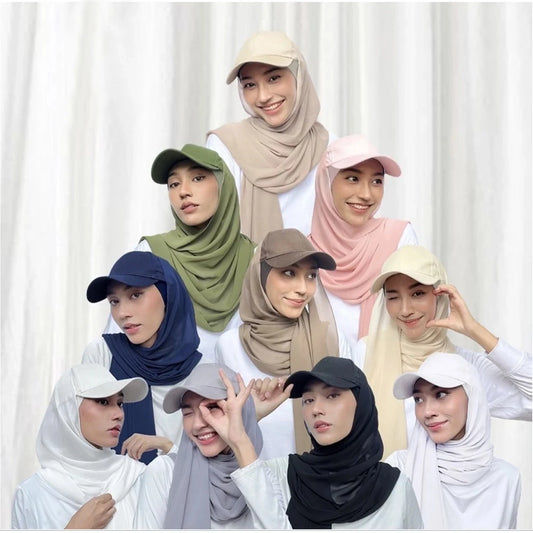 Sport Chiffon Cap Hijab