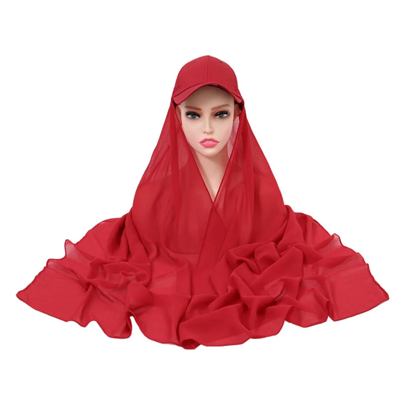 Sport Chiffon Cap Hijab