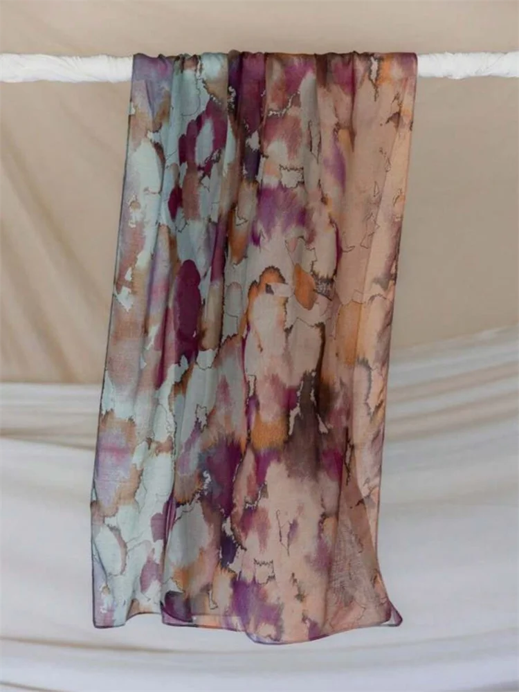 Bohemian Floral Hijab Scarf