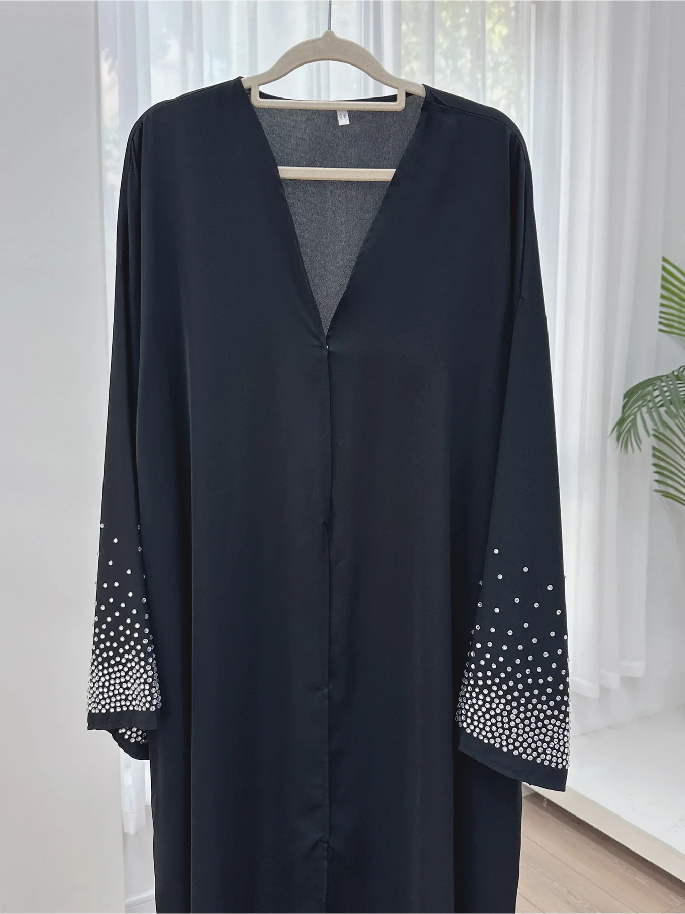 Embroidered Diamond Abaya