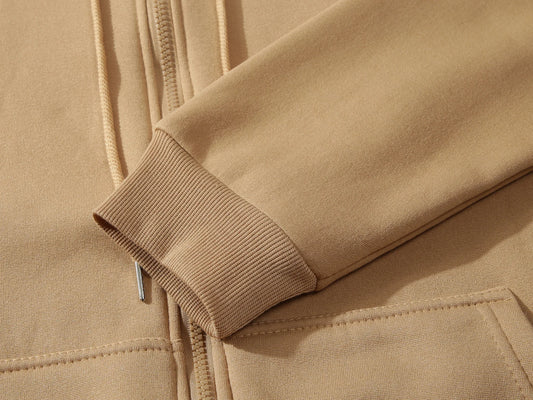 Women's Zip-Up Hooded Sweater Jacket