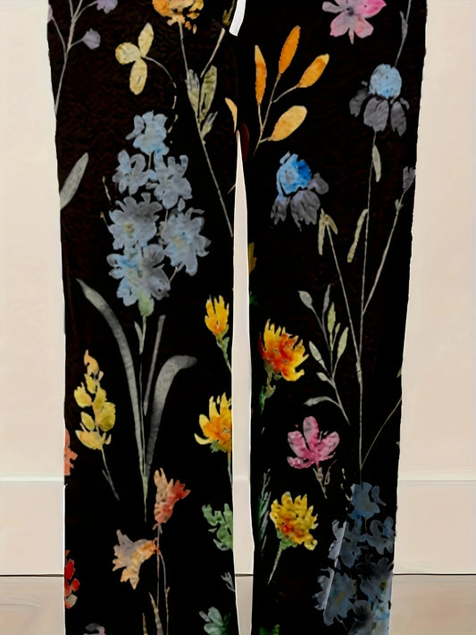 Women's Plus-Size Printed Lounge Pants