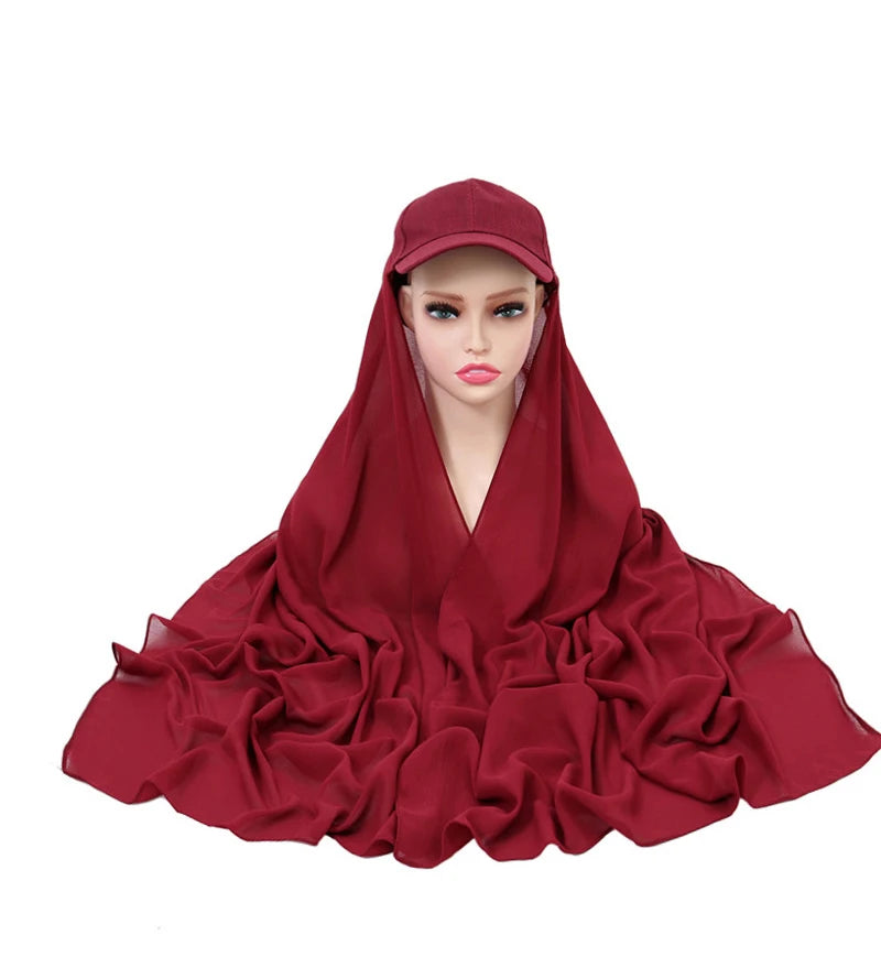 Sport Chiffon Cap Hijab