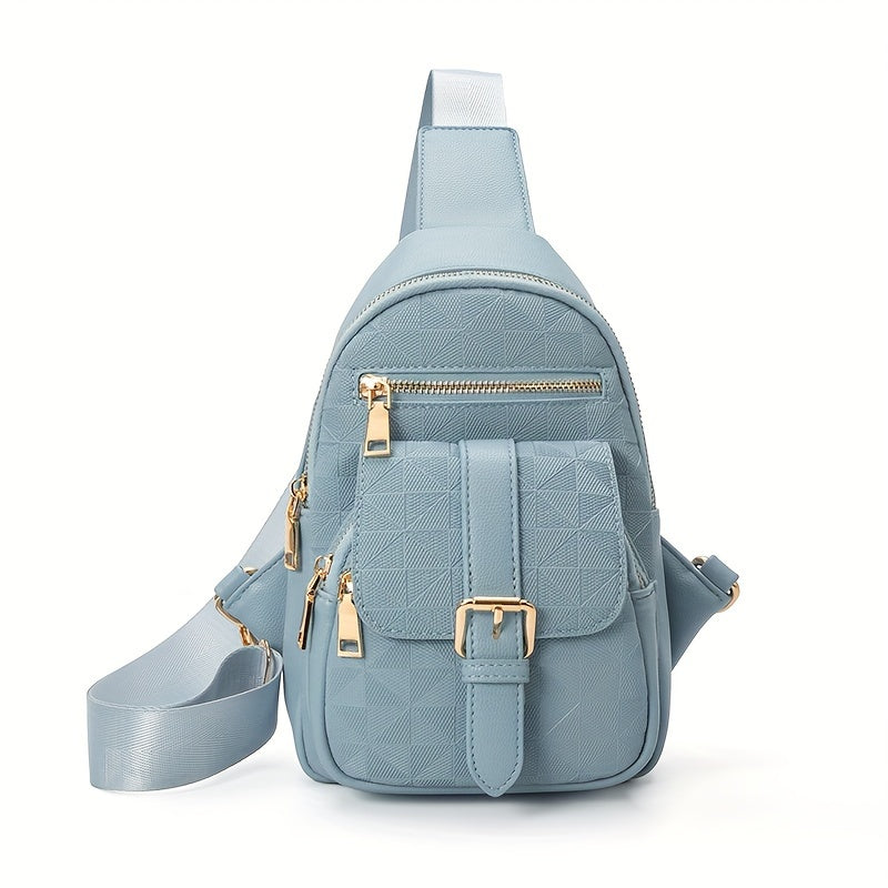 Checkered Fanny Pack Crossbody Bag