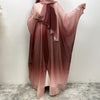 Falah Gradient Batwing Sleeve With Headscarf Suit