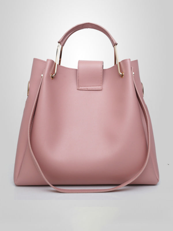 One Shoulder Bucket Ladies Luggage Bag Three-Piece Set