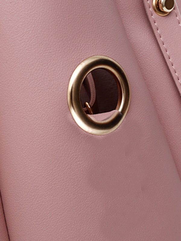 One Shoulder Bucket Ladies Luggage Bag Three-Piece Set