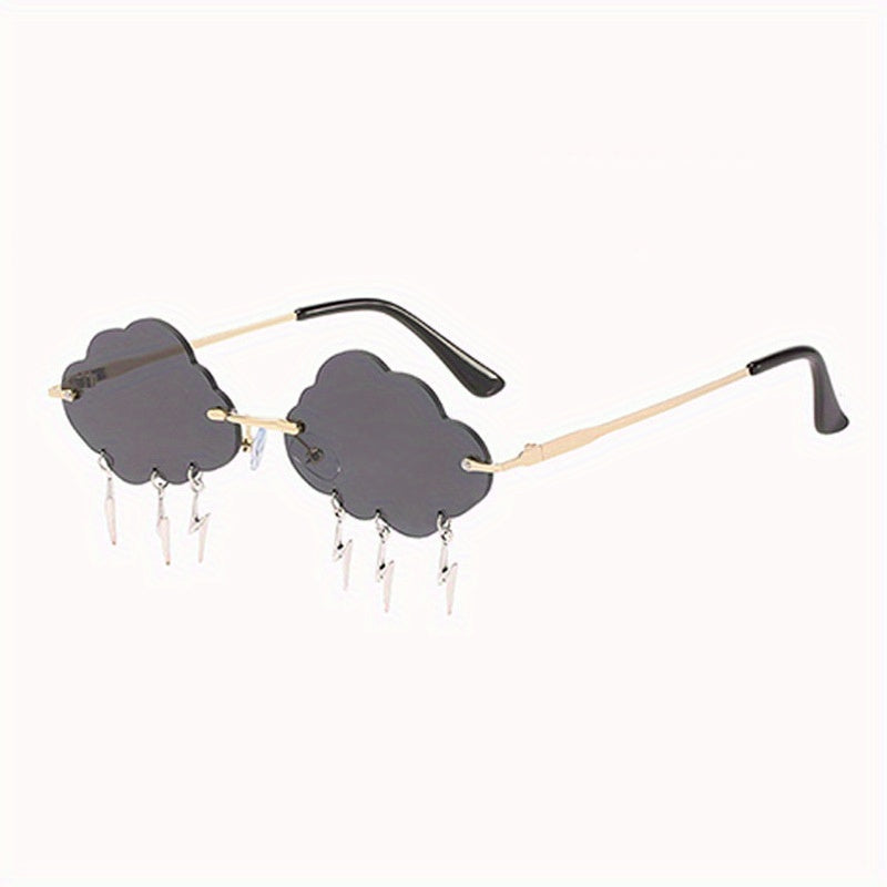 Men’s Cloud & Flash Gradient Sunglasses
