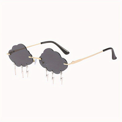 Men’s Cloud & Flash Gradient Sunglasses