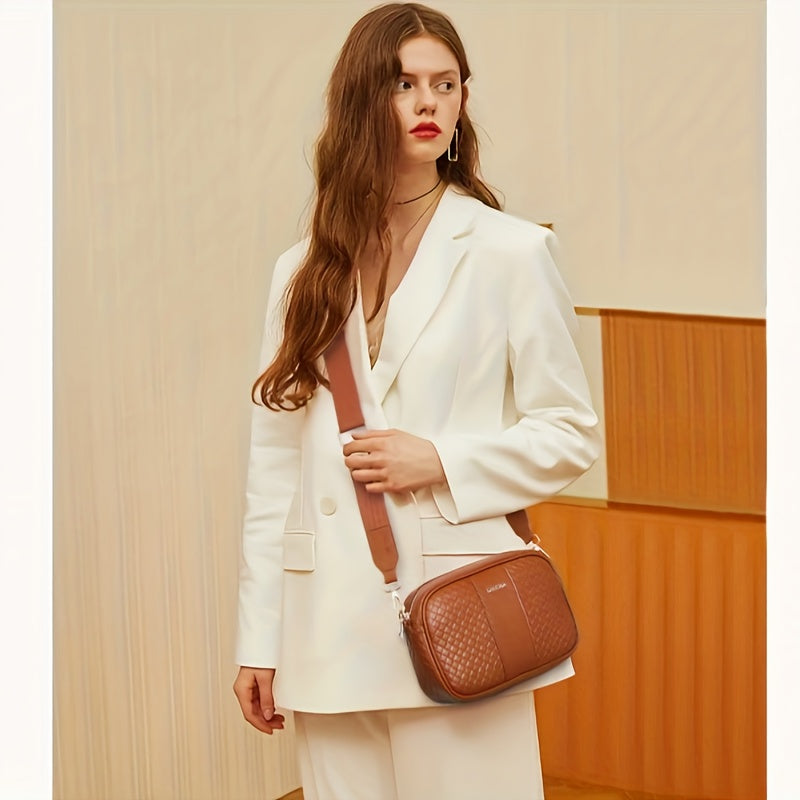 Vegan Leather Small Crossbody Bag