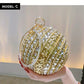 Rhinestone Ball Clutch