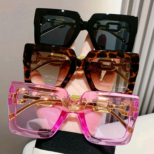 3-Pack Oversized Square Sunglasses