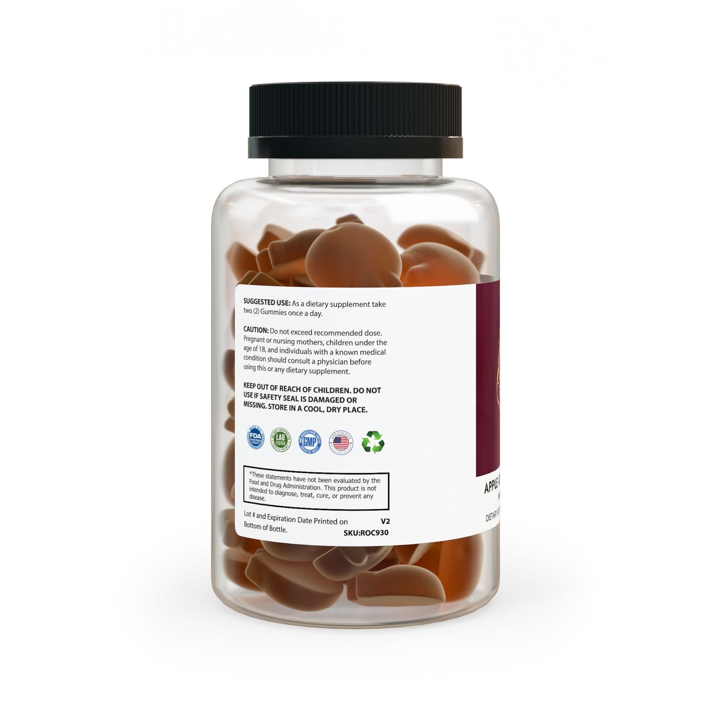 Apple Cider Vinegar Gummies (60 Gummies)