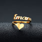 Custom Love Name Ring