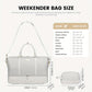 Canvas Weekender Travel Duffle Bag