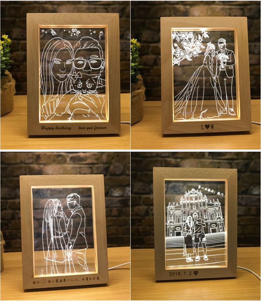 Personalized LED Photo Frame