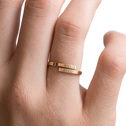 Personalized Name Ring