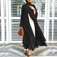 Solid Open Abaya Kimono Kaftan Cardigan