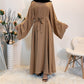 Long Solid-Color Abaya
