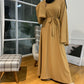 Long Solid-Color Abaya