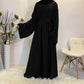 Long Solid-Color Abaya
