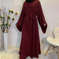 Long Solid-Color Abaya