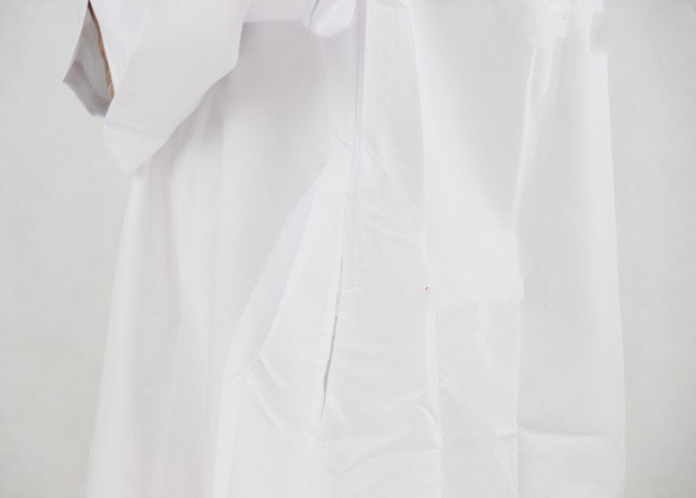 Men’s Washed Velvet Embroidered Stand Collar Robe