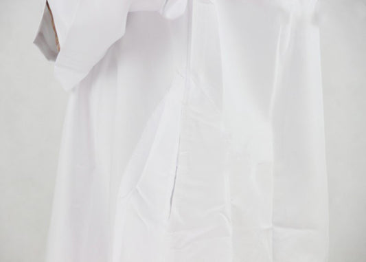 Men’s Washed Velvet Embroidered Stand Collar Robe