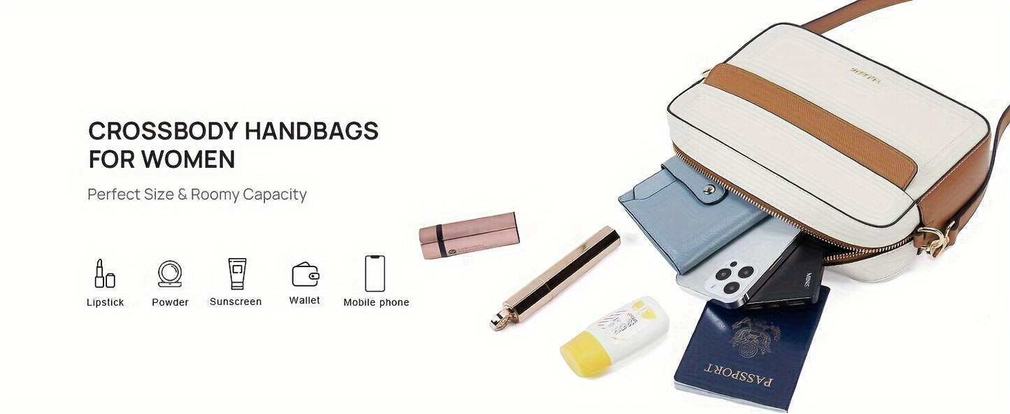 Quilted Vegan Leather Crossbody Bag