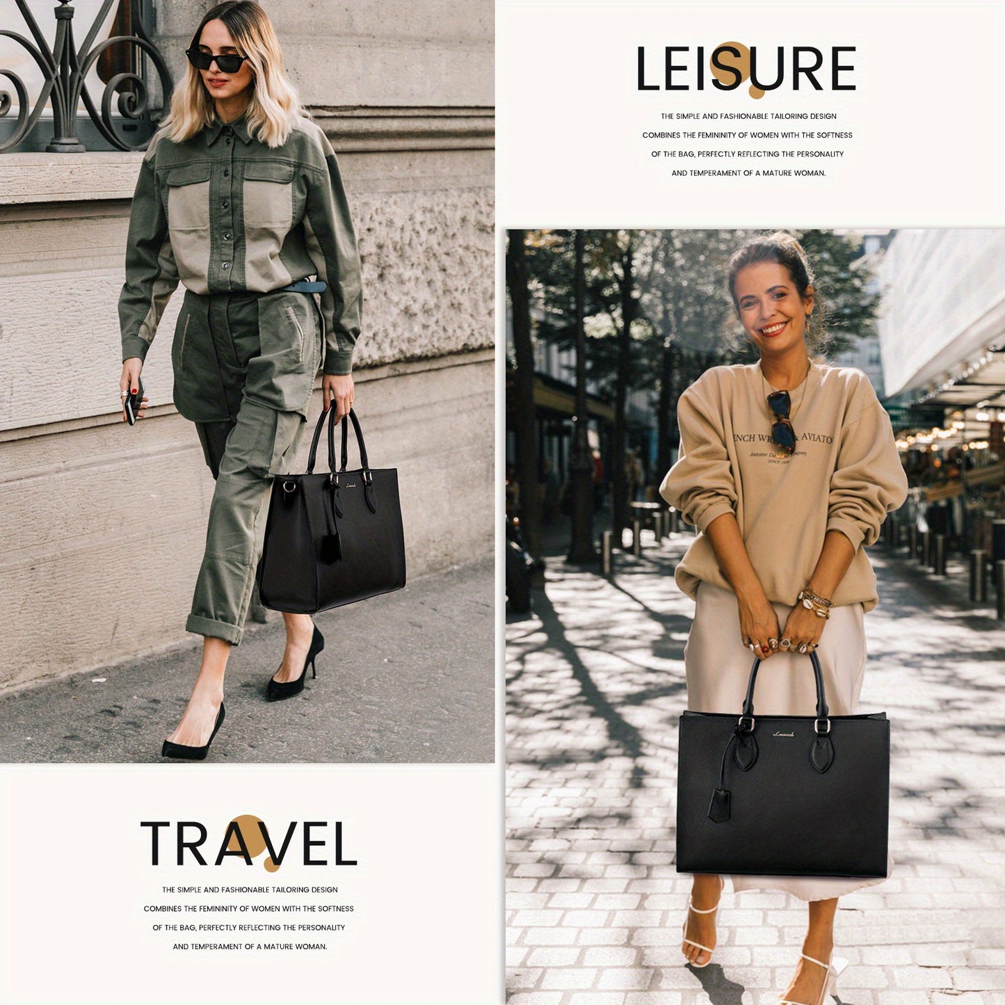 15.6" Women’s Laptop Tote Bag