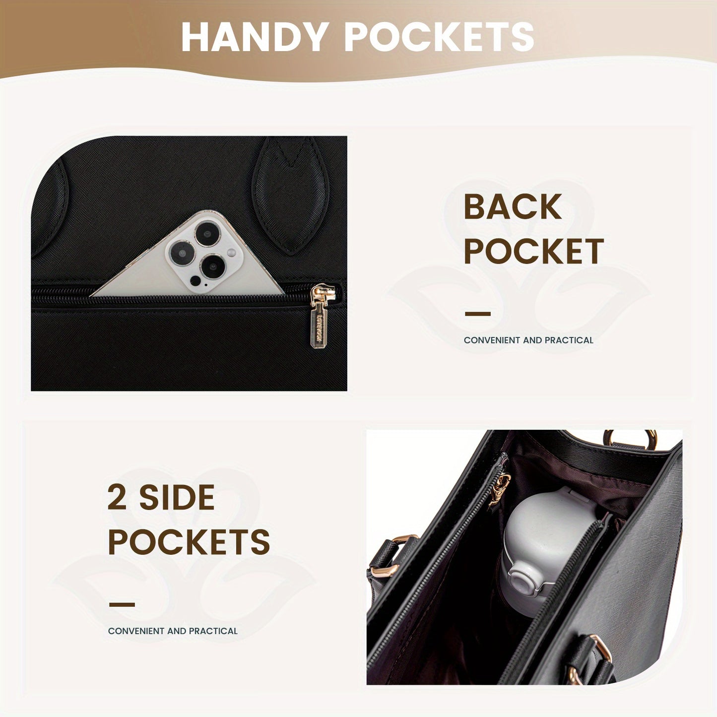 15.6" Women’s Laptop Tote Bag