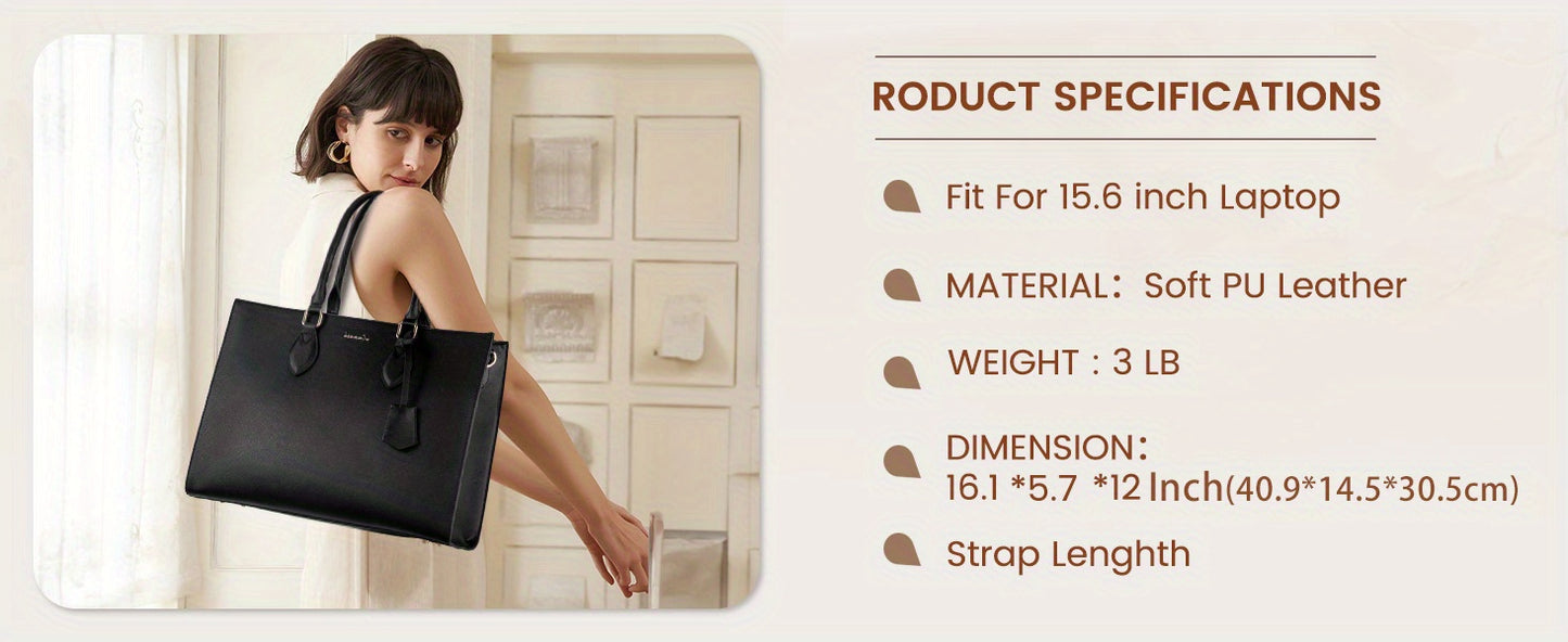 15.6" Women’s Laptop Tote Bag